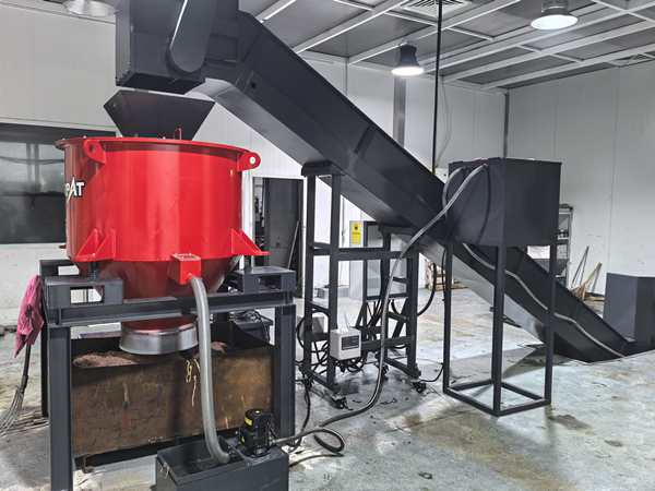 陜西SR新材料股份有限公司與恩派特定制銅屑脫油機案例