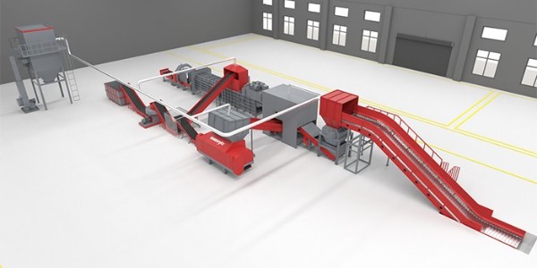 工業(yè)垃圾處理整體解決方案——恩派特RDF破碎生產(chǎn)線