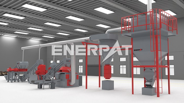 銅鋁水箱破碎分離機