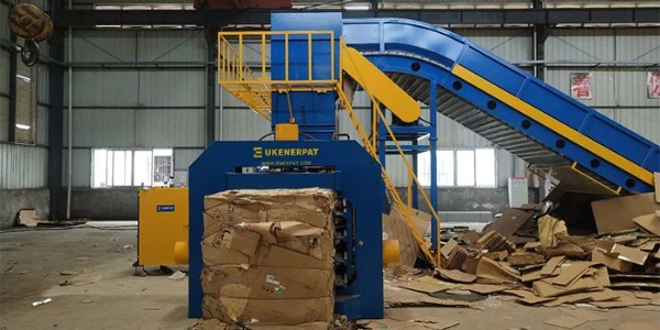 廢紙打包機怎么操作？全自動臥式廢紙打包機操作流程分享