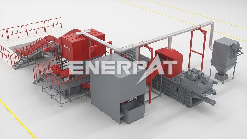英國恩派特大件垃圾處理線