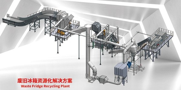 廢舊冰箱怎么處理？廢舊冰箱撕碎機處理效果介紹