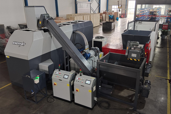 甘肅JC鎳合金公司定制鎳合金屑破碎脫油壓餅線案例