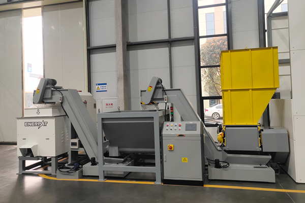 沈陽JF航空機械公司定制鎳合金屑破碎脫油清洗線案例